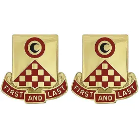 100th Support Battalion USAR Unit Crest (First and Last) - Sold in Pairs