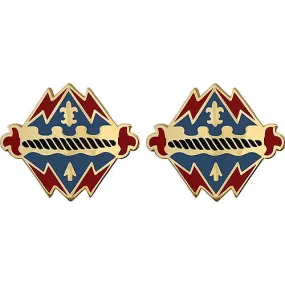 17th Field Artillery Brigade Unit Crest (No Motto) - Sold in Pairs