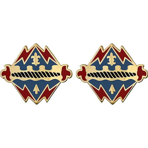 17th Field Artillery Brigade Unit Crest (No Motto) - Sold in Pairs