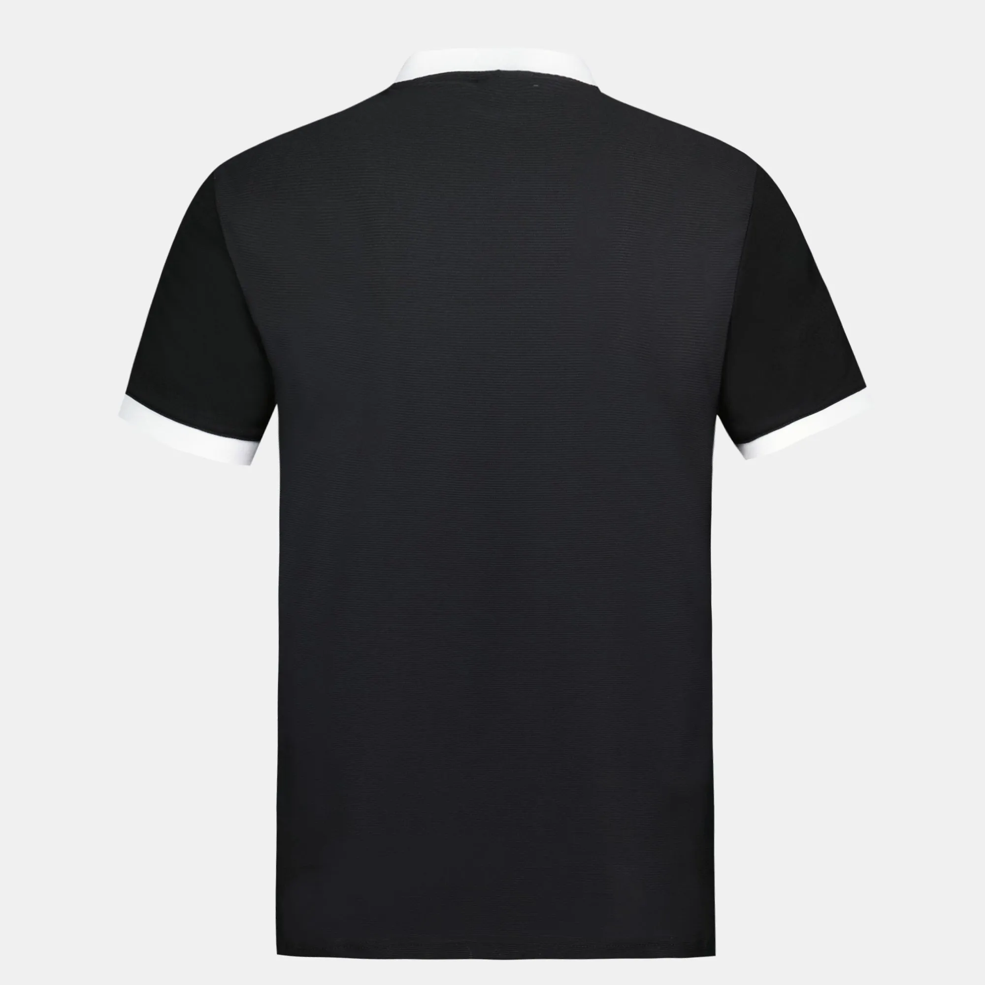 2421621-TENNIS Polo SS N°7 M black | Polo Homme