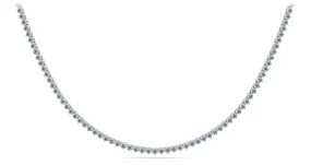 3 Prong Riviera Lab-Grown Diamond Necklace with 23.06 ct.(finished) 4.1mm