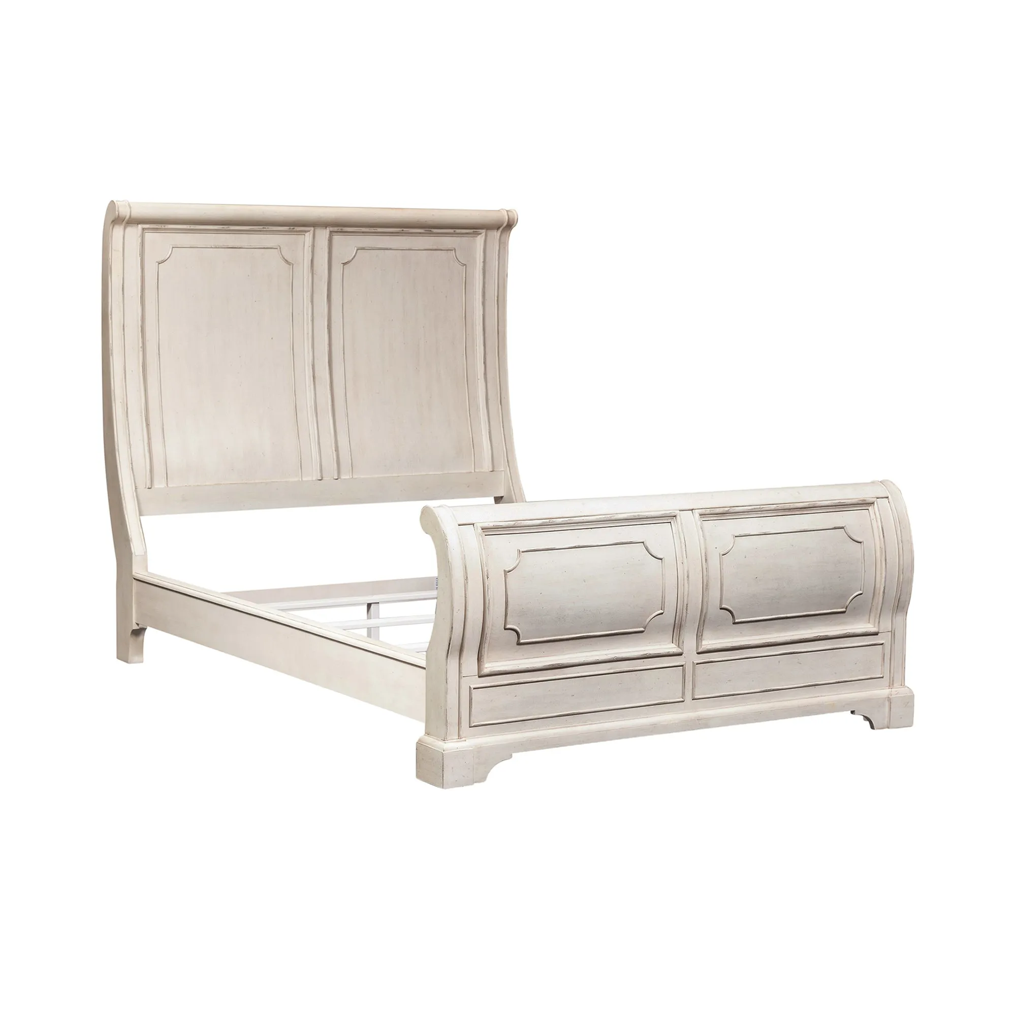 Abbey Road 455W-BR-QSLDM Queen Sleigh Bed, Dresser & Mirror