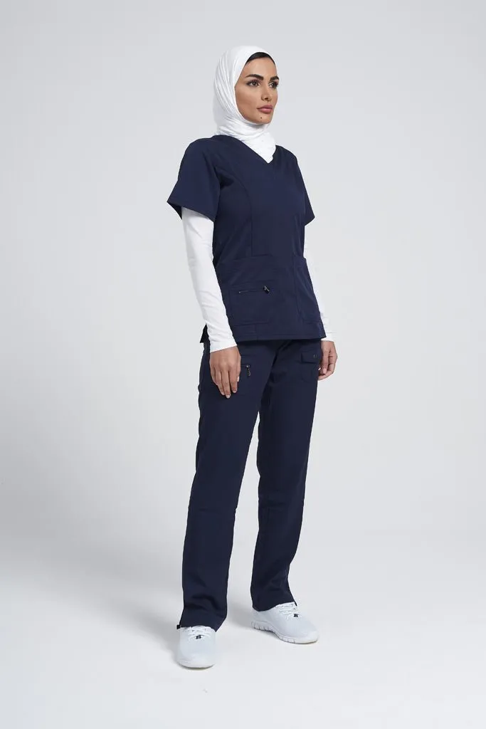 Adar Pro - Women's Elevated V-neck Scrub Scrub Set P4212-P4100