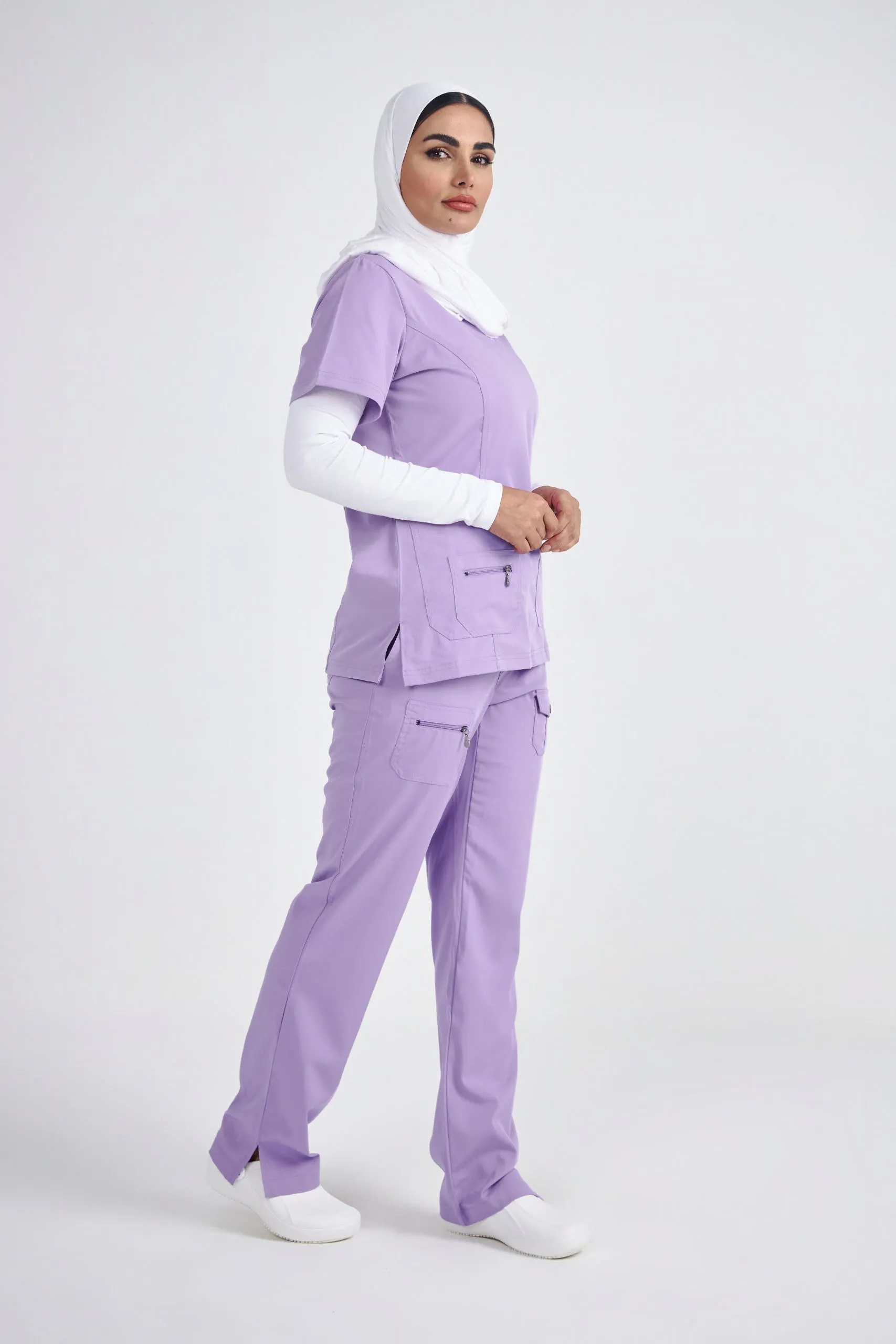 Adar Pro - Women's Elevated V-neck Scrub Scrub Set P4212-P4100