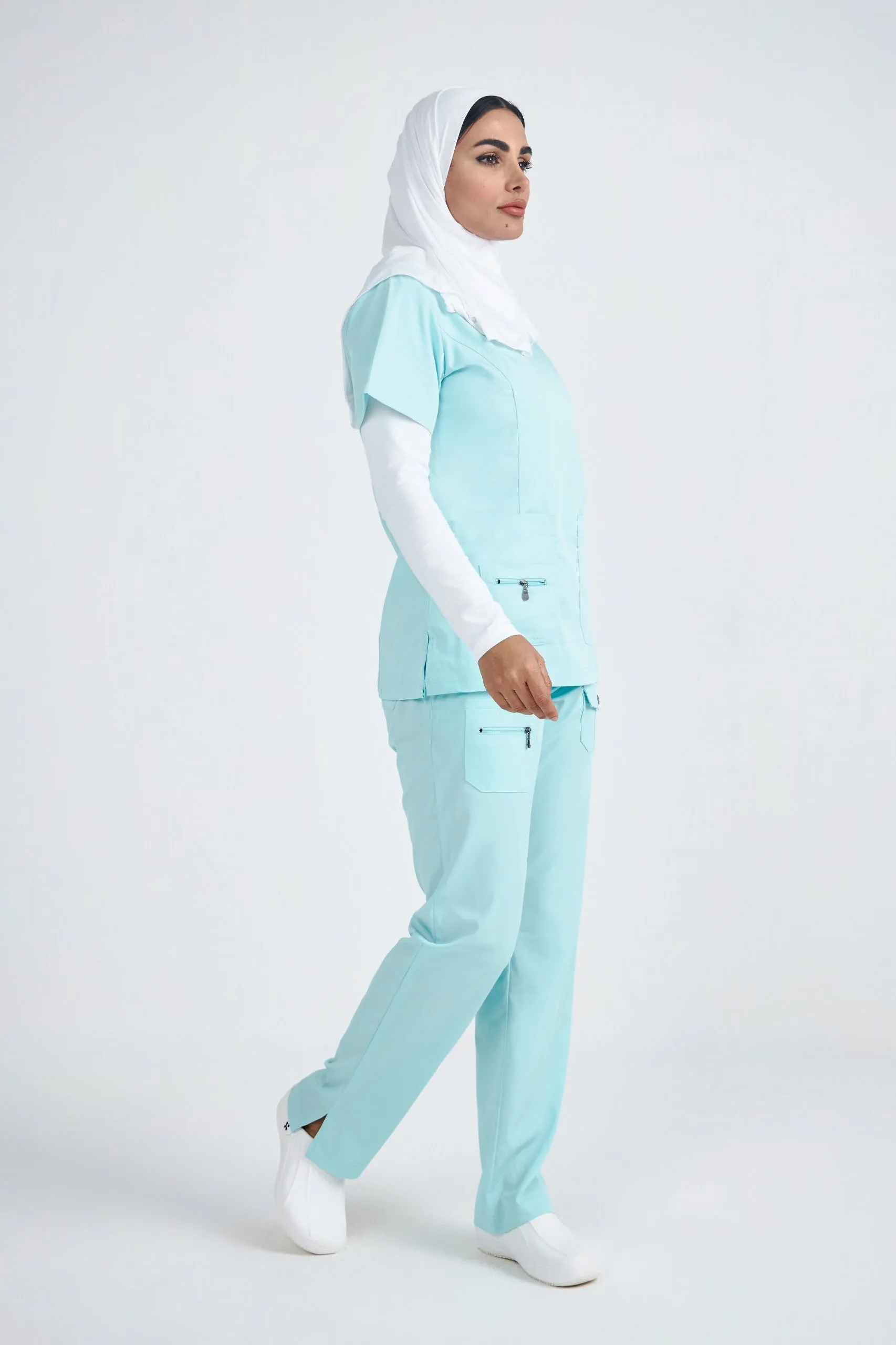 Adar Pro - Women's Elevated V-neck Scrub Scrub Set P4212-P4100