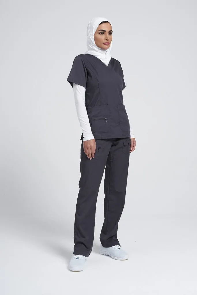 Adar Pro - Women's Elevated V-neck Scrub Scrub Set P4212-P4100
