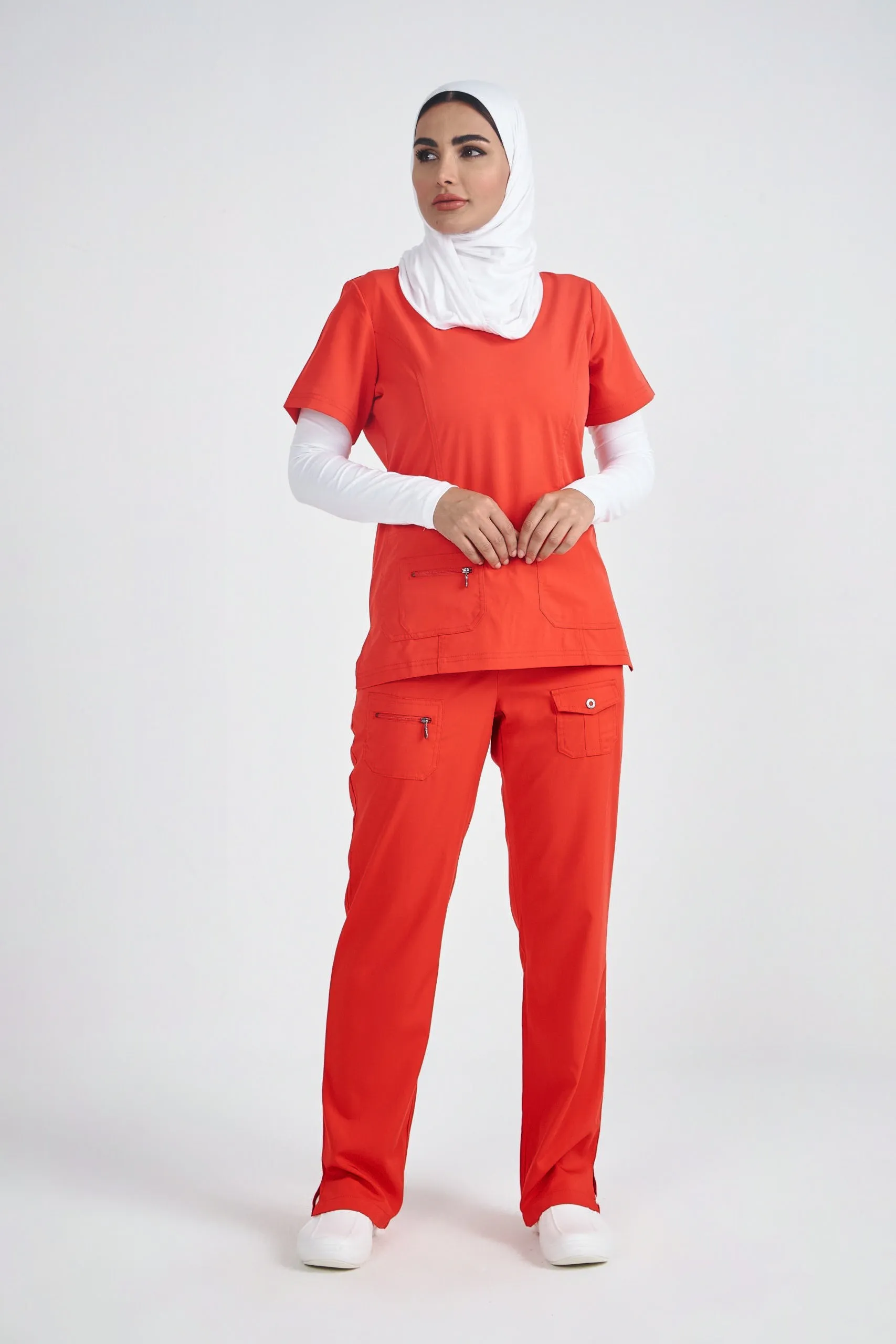 Adar Pro - Women's Elevated V-neck Scrub Scrub Set P4212-P4100