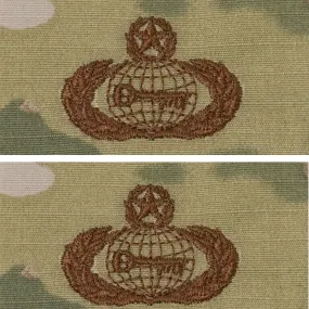 Air Force Embroidered Badge: Intelligence: Master - embroidered on OCP