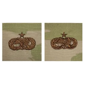 Air Force Embroidered Badge: Logistics: Senior - embroidered on OCP
