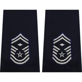Air Force Epaulet: Senior Master Sergeant with diamond: 1st Sergeant: Enlisted - small