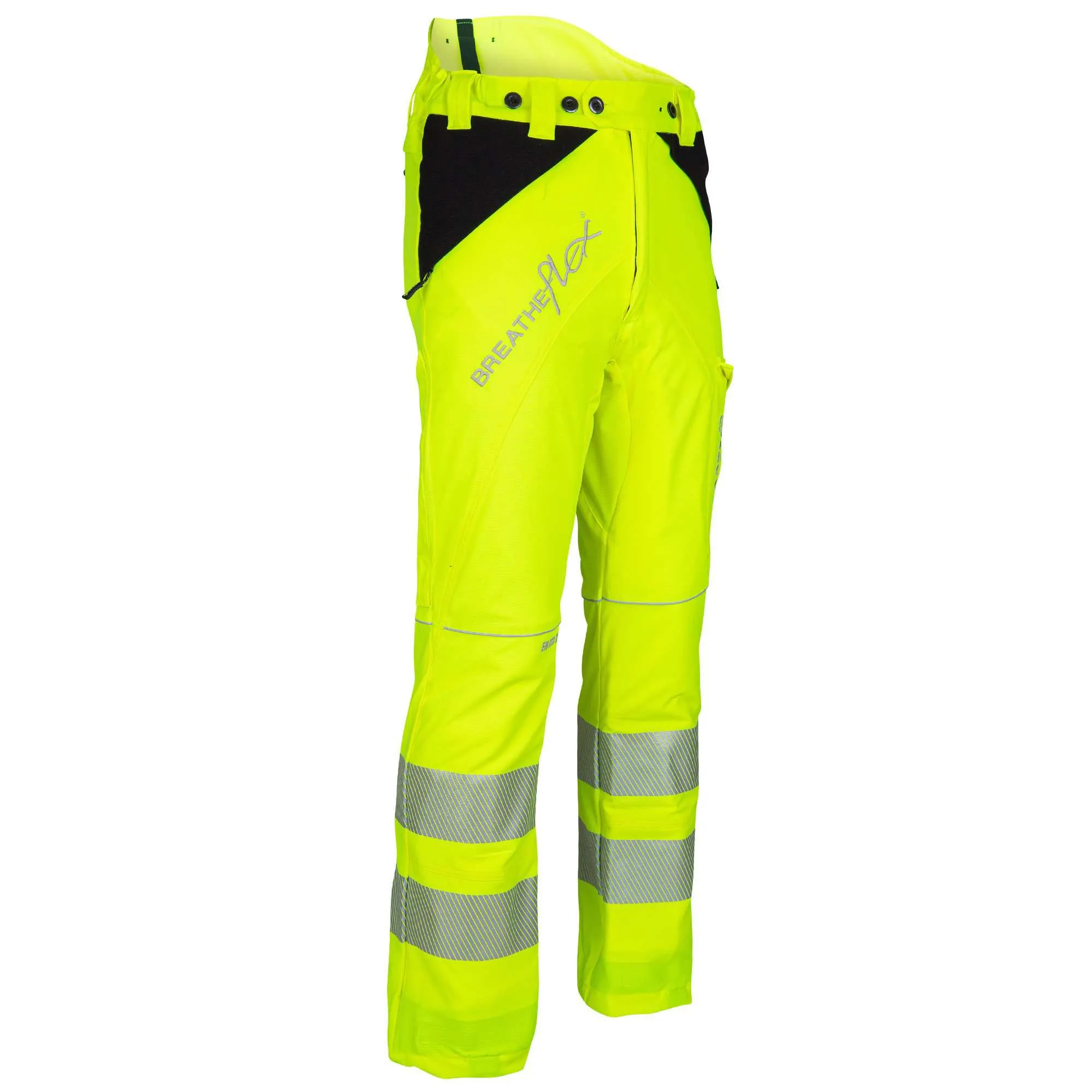 ATHV4050 Breatheflex Chainsaw Pants Design C Class 1 - Hi-Viz Yellow