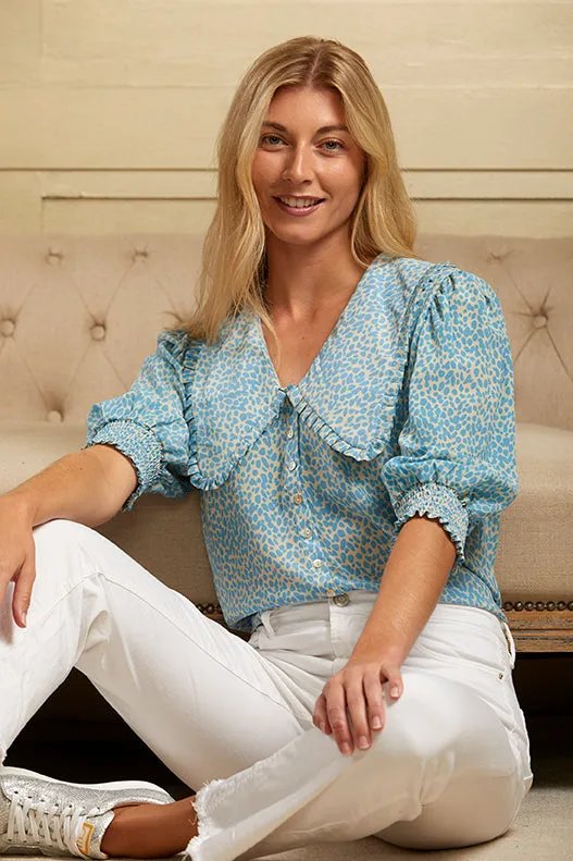 Belle Pure Silk Blouse - 50% Off