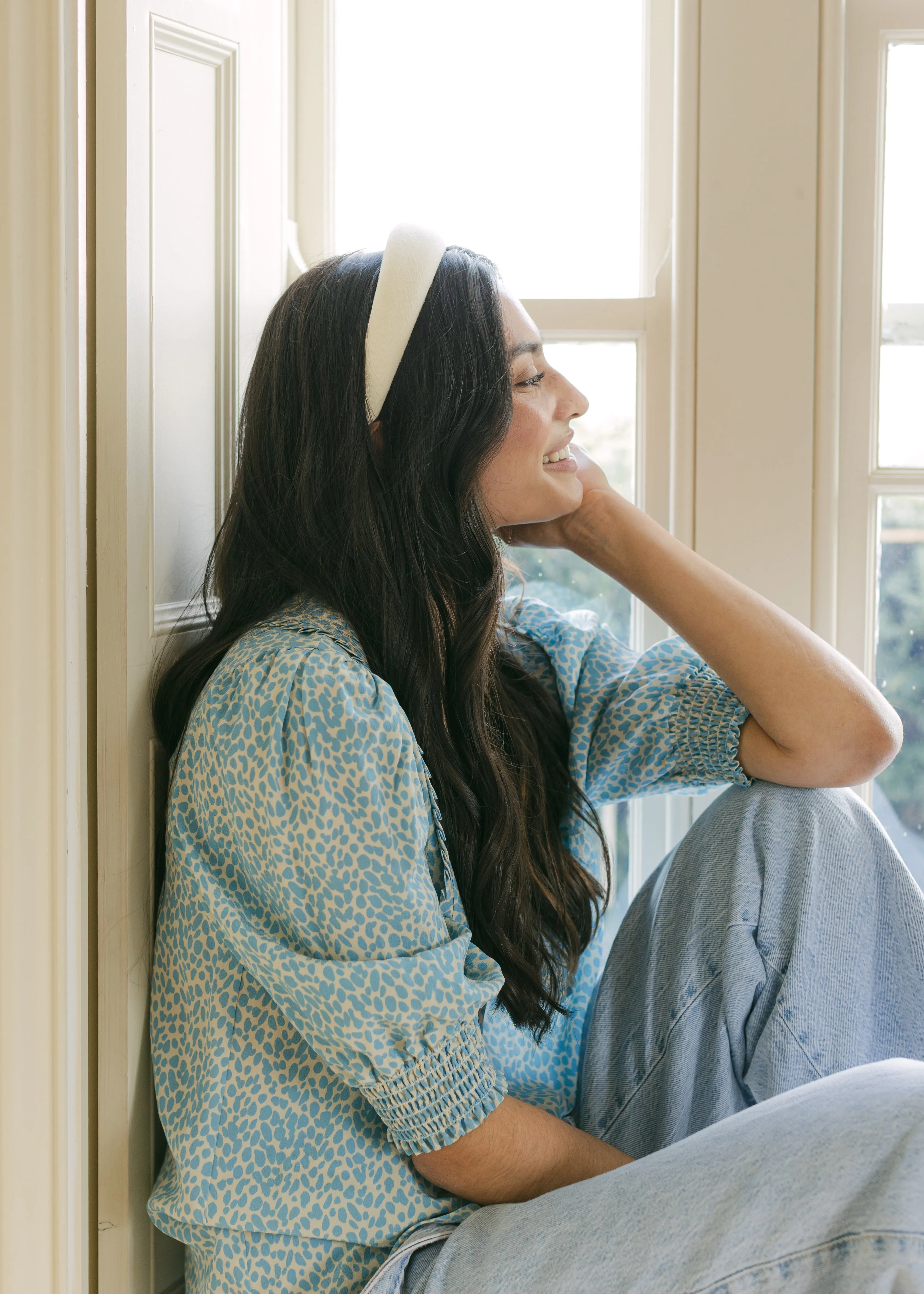 Belle Pure Silk Blouse - 50% Off
