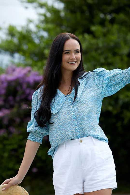 Belle Pure Silk Blouse - 50% Off