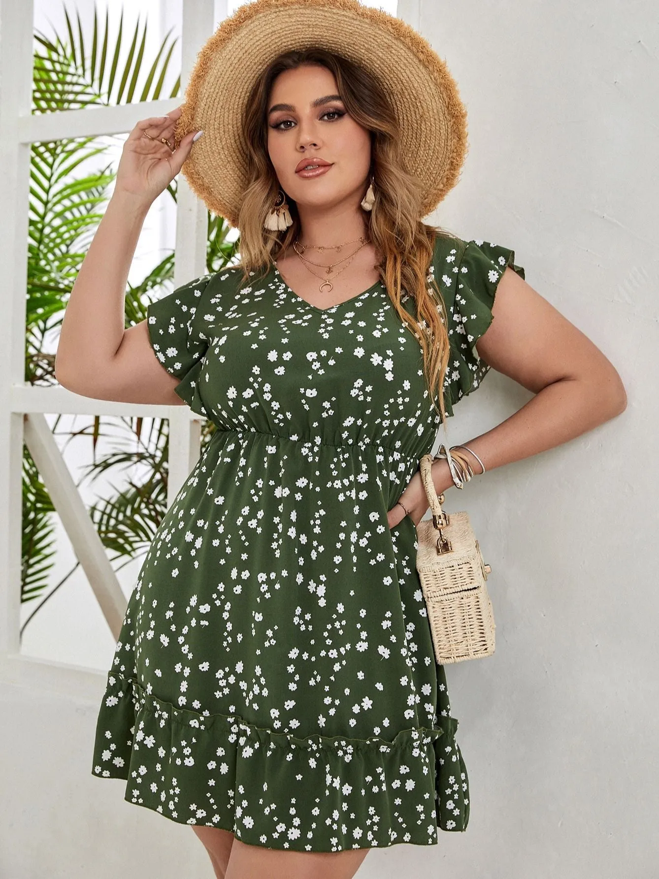 BerriesJam - 2024 Sleeveless Curvy A Line Chic Elegant Casual Party Dress