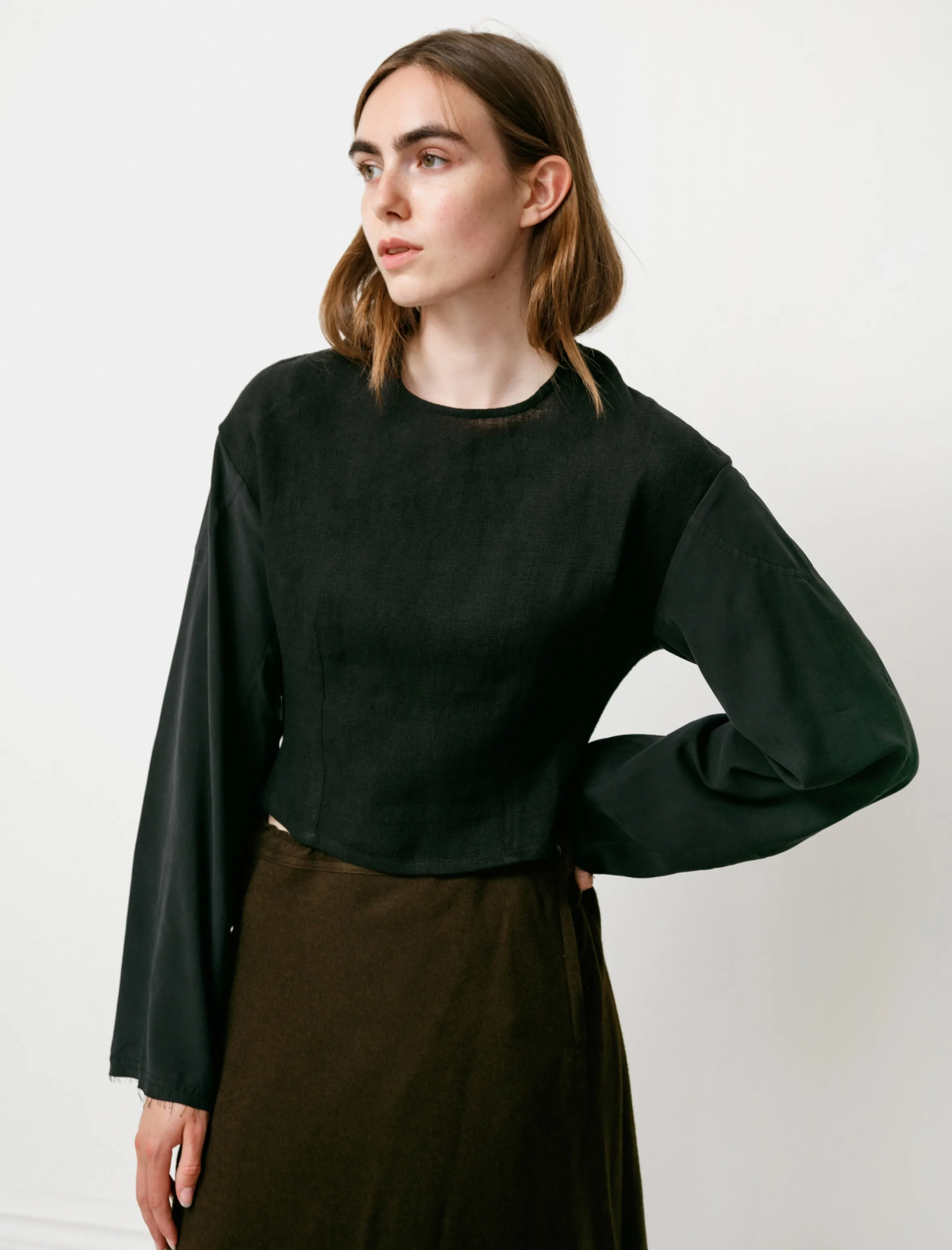 Biker Top Black Rough Sack