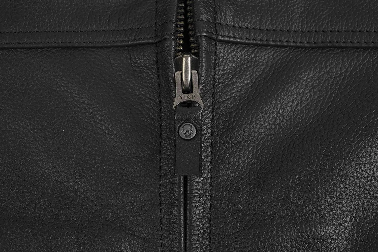 Black Brand Dagger Men's Leather Vest