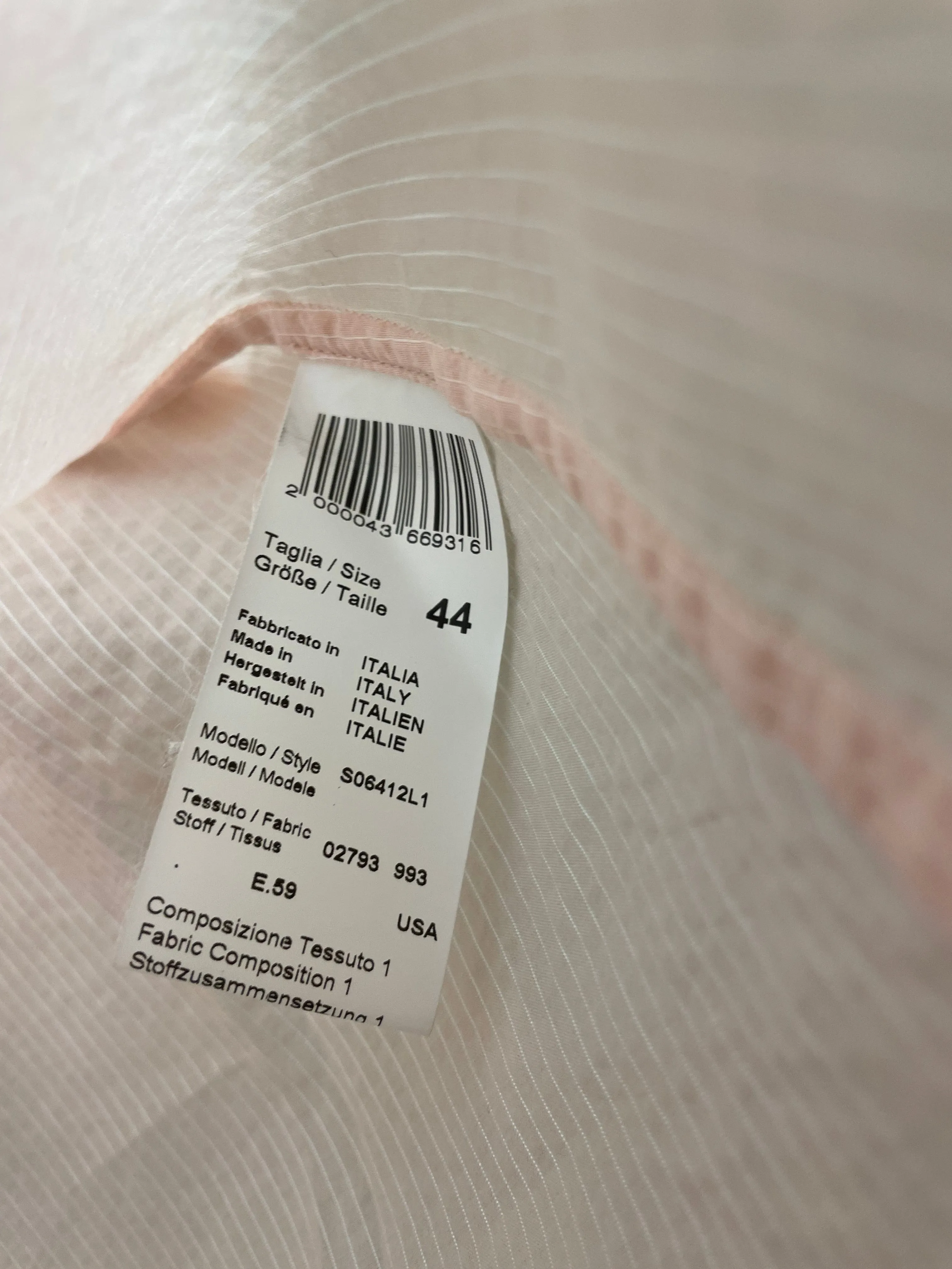 Blouse Ss By PESERICO In Pink, Size:M