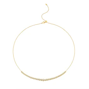 Bolo Bezel Tennis Necklace