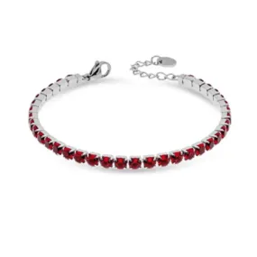 Bracciale tennis donna in acciaio LiuJo LJ2418