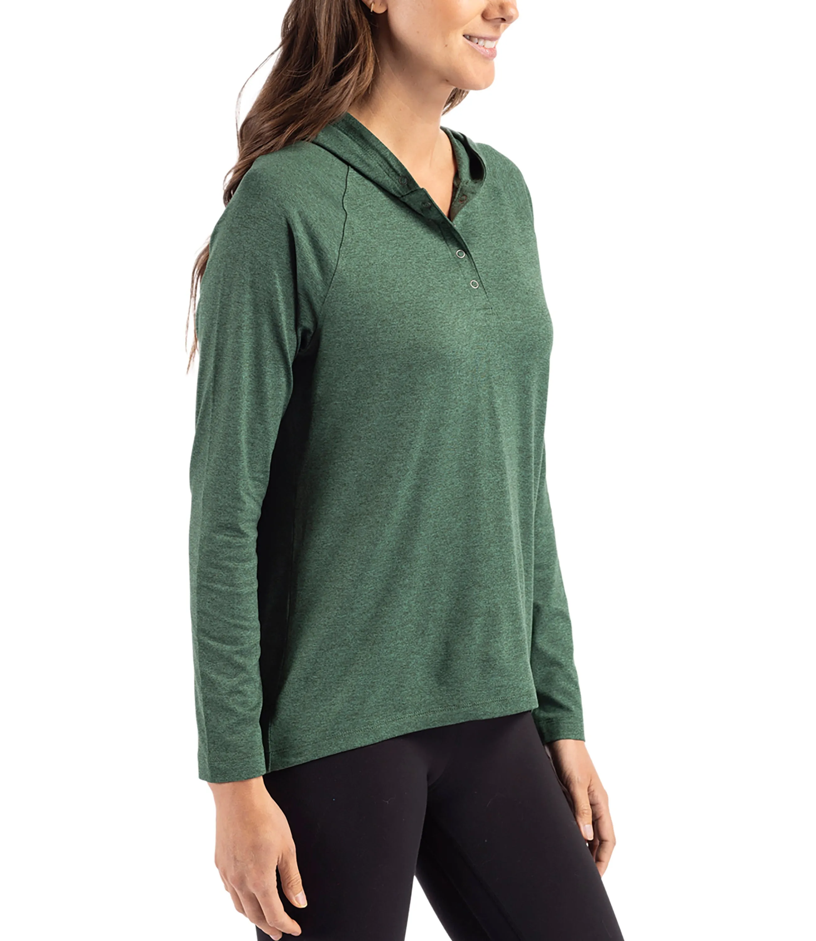 Coastline Epic Comfort Eco Recycled Womens Hooded Shirt
