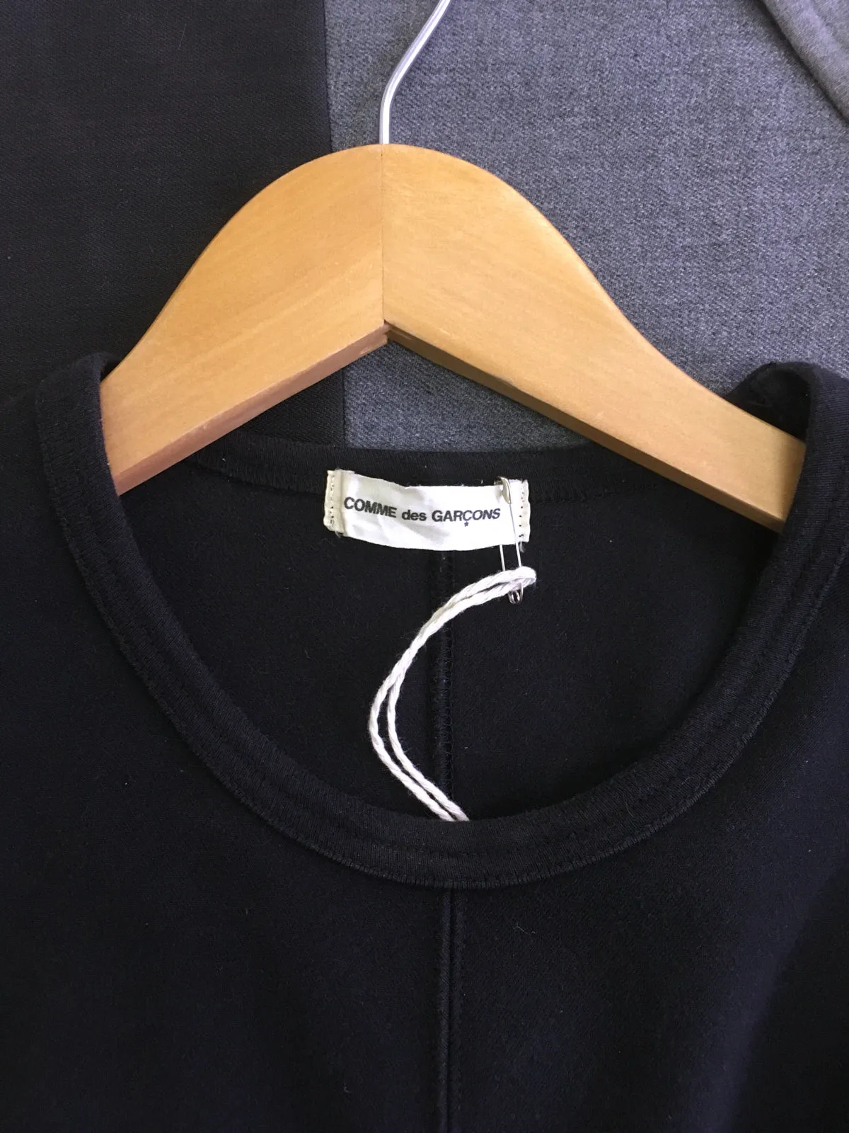 Comme des Garcons 1989 black twisted sweat dress - womens S