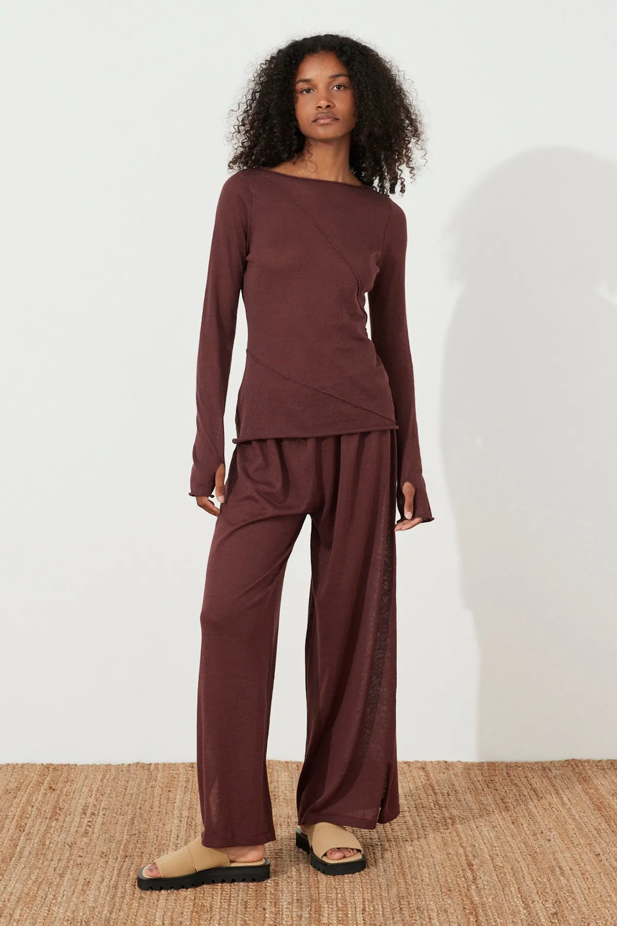 Currant Relaxed Knit Pant