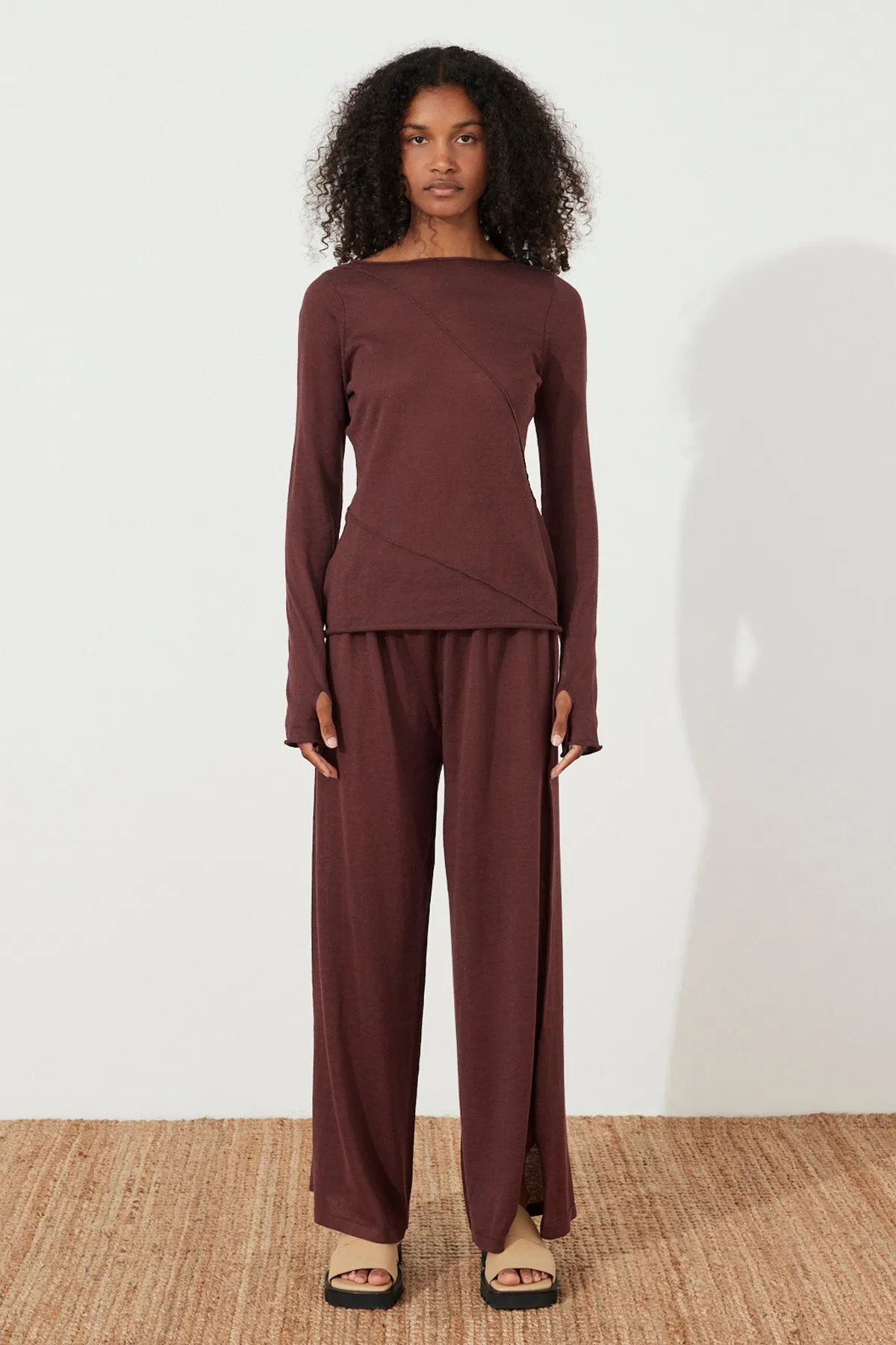 Currant Relaxed Knit Pant