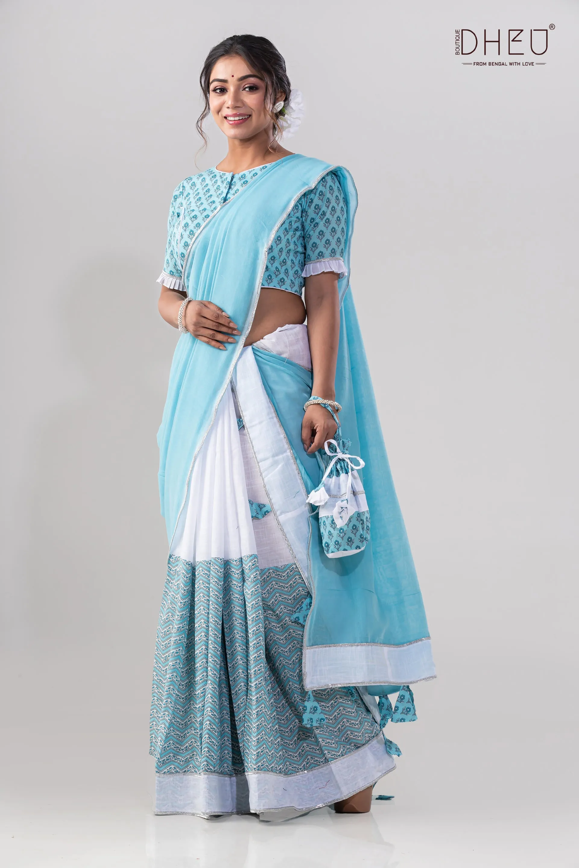 Dheu Exclusive -Designer Mekhela Sador