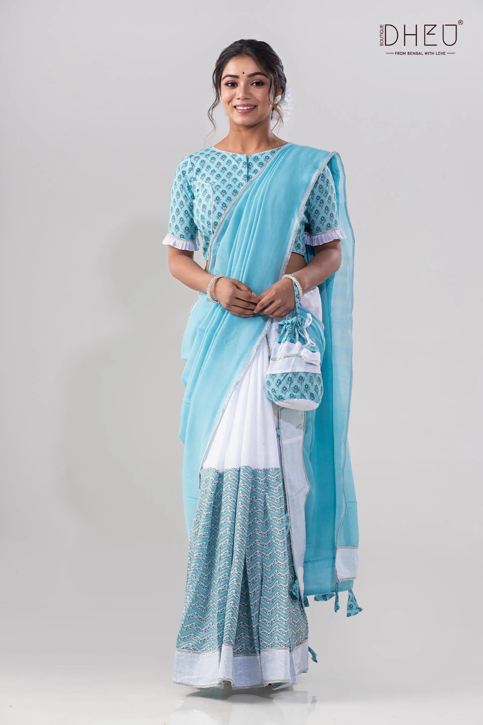 Dheu Exclusive -Designer Mekhela Sador