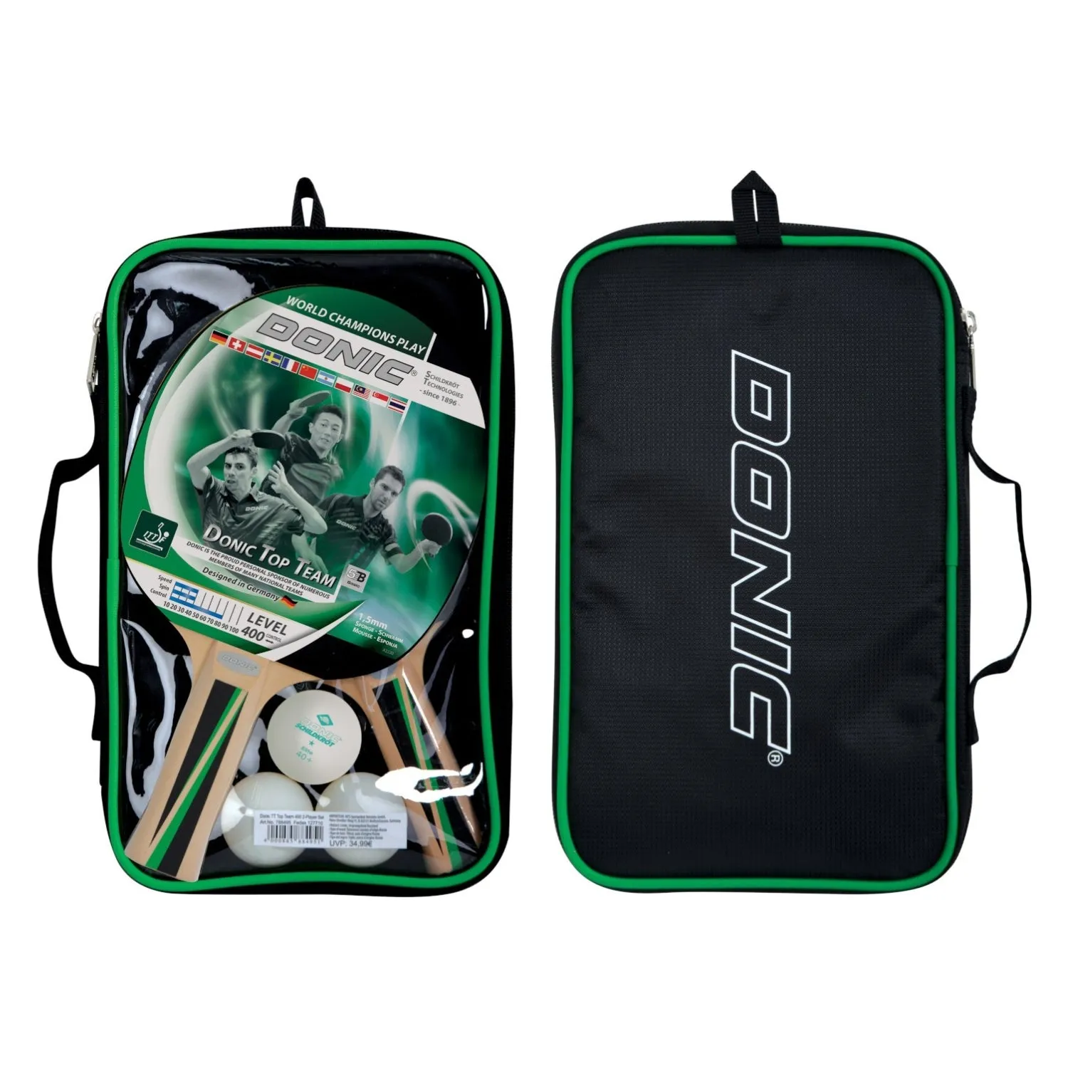 DONIC Top Team 400 All-Rounder Table Tennis Set