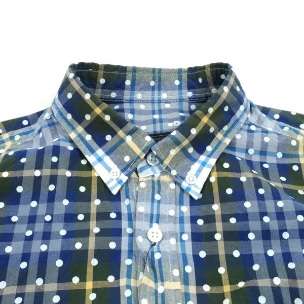 Dots Pattern Check B.D Shirt