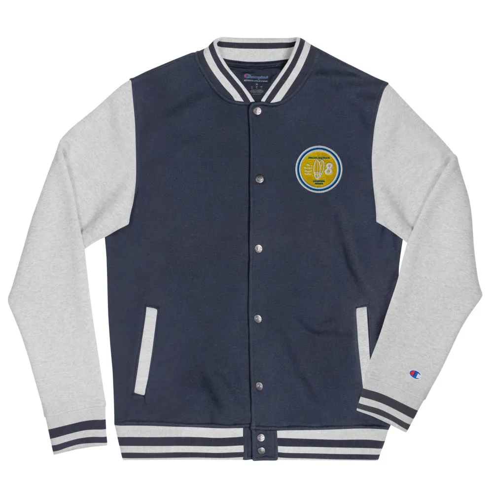 El Ocho Embroidered Champion Bomber Jacket