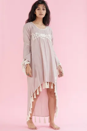 Embroidered Tassel Kaftan Rie