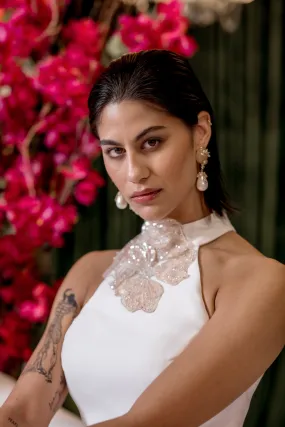 EMMAYA White Lehenga Set