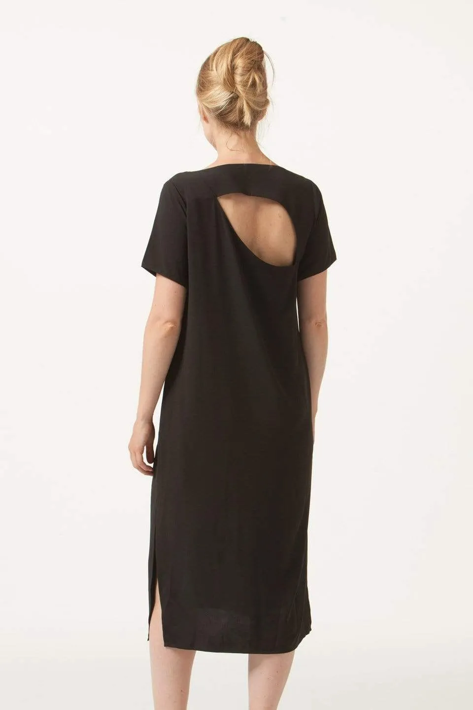 Faithe Nursing Dress Black
