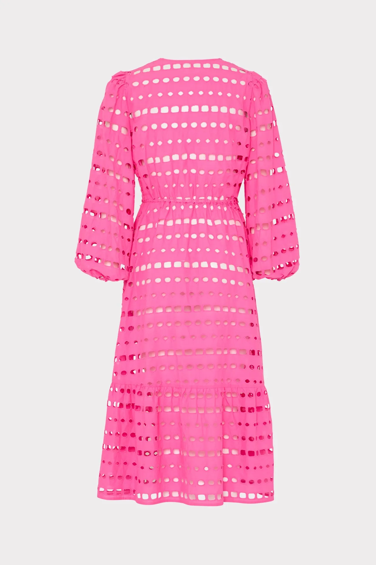 Fiona Geo Eyelet Cover-Up Dress