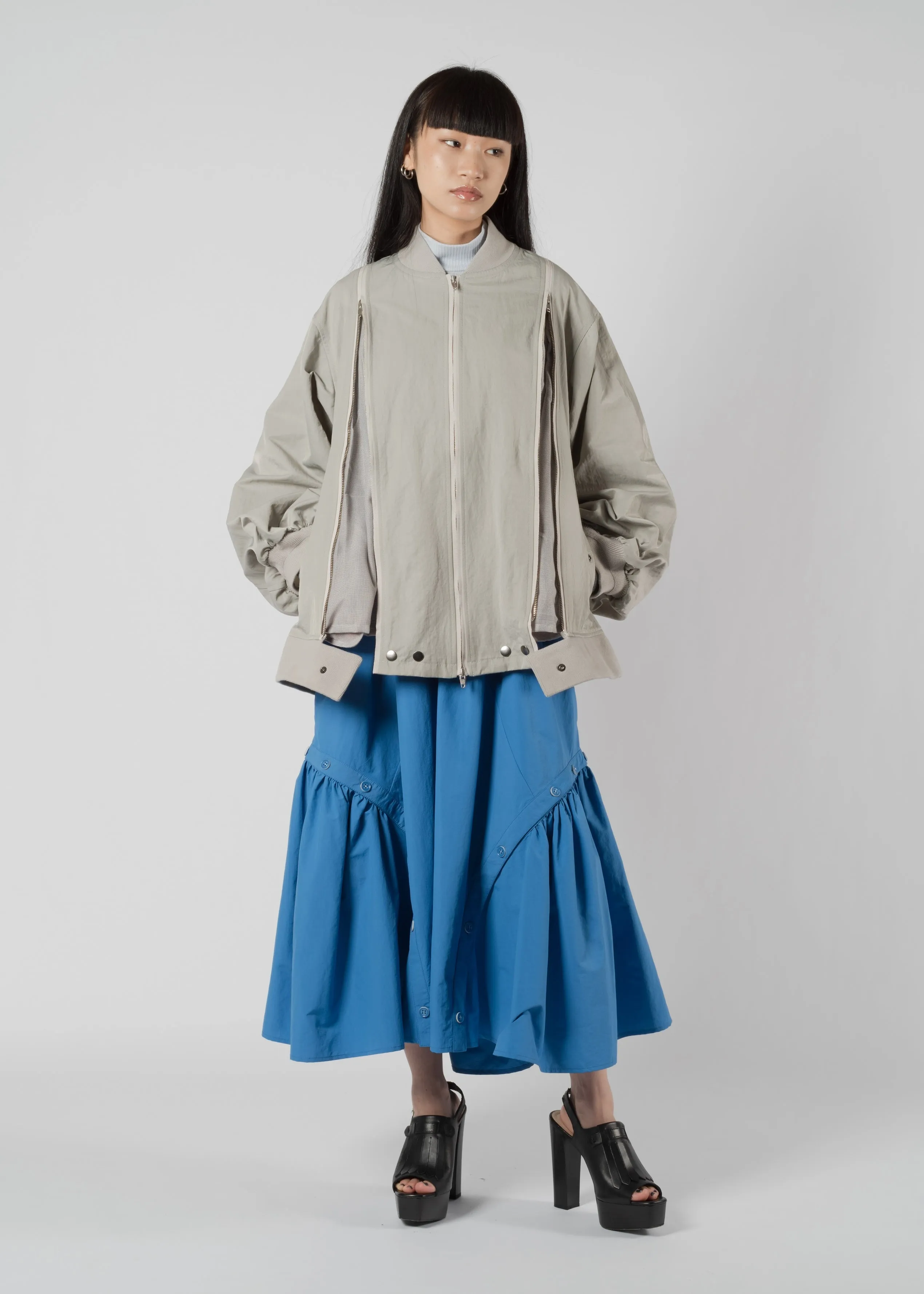 FLARE BOMBER JACKET
