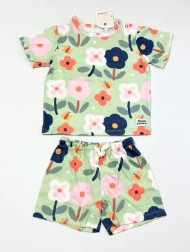 Floral pyjamas brand new - Size 2