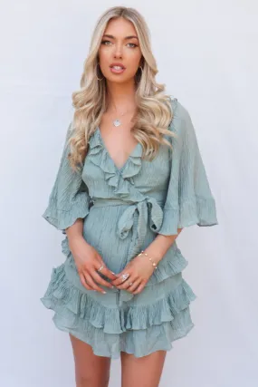 Florentine Dress - Sage