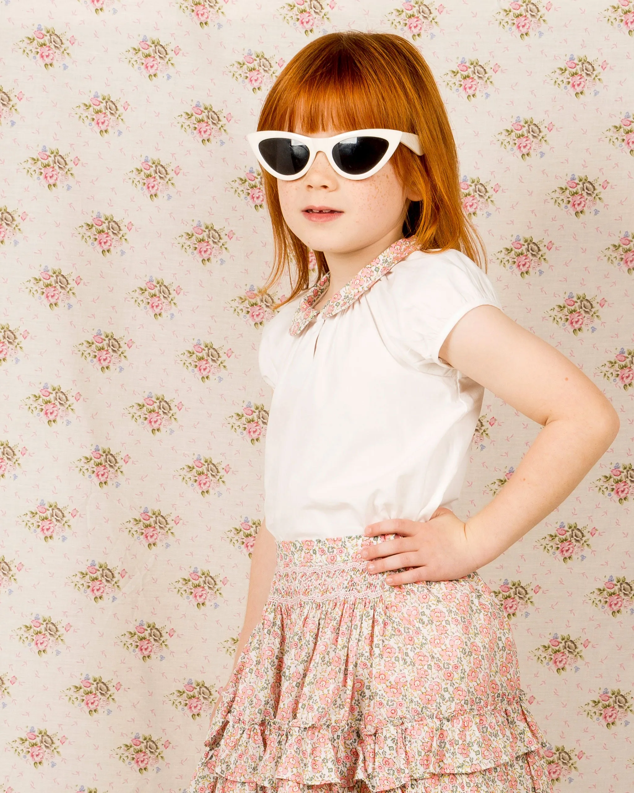 Girls Cotton Blouse - Rene