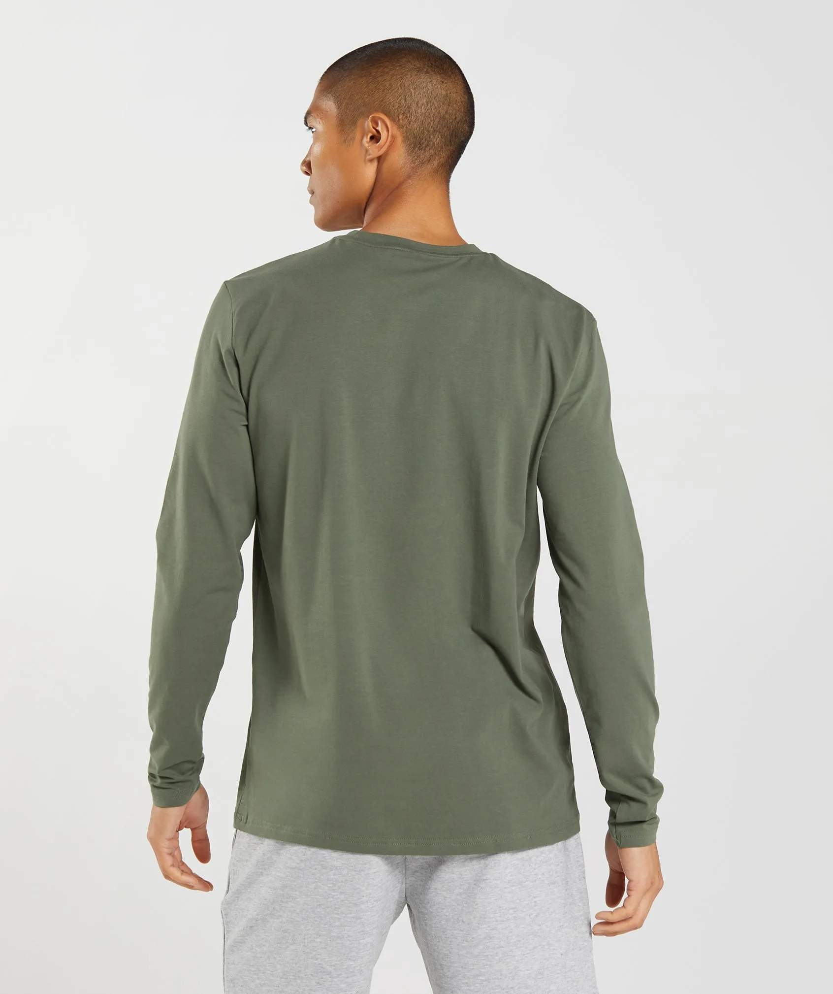 Gymshark Block Long Sleeve T-Shirt - Core Olive