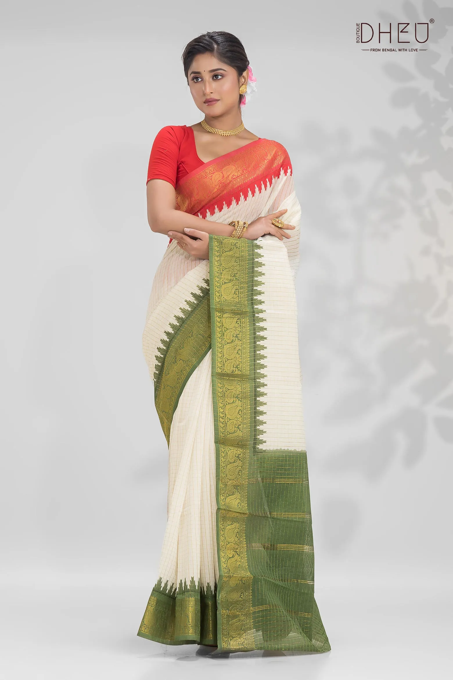 Handloom Maheshwari Saree