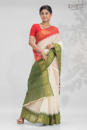 Handloom Maheshwari Saree