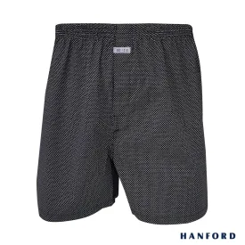 Hanford iCE Men 100% Premium Cotton Woven Boxer Shorts Ross - Printed (Single Pack)