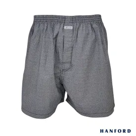 Hanford iCE Men 100% Premium Cotton Woven Boxer Shorts Ross - Printed (SinglePack)