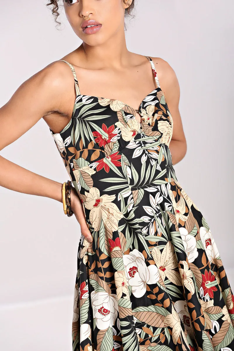 Hell Bunny Adelaida Dress Retro Floral