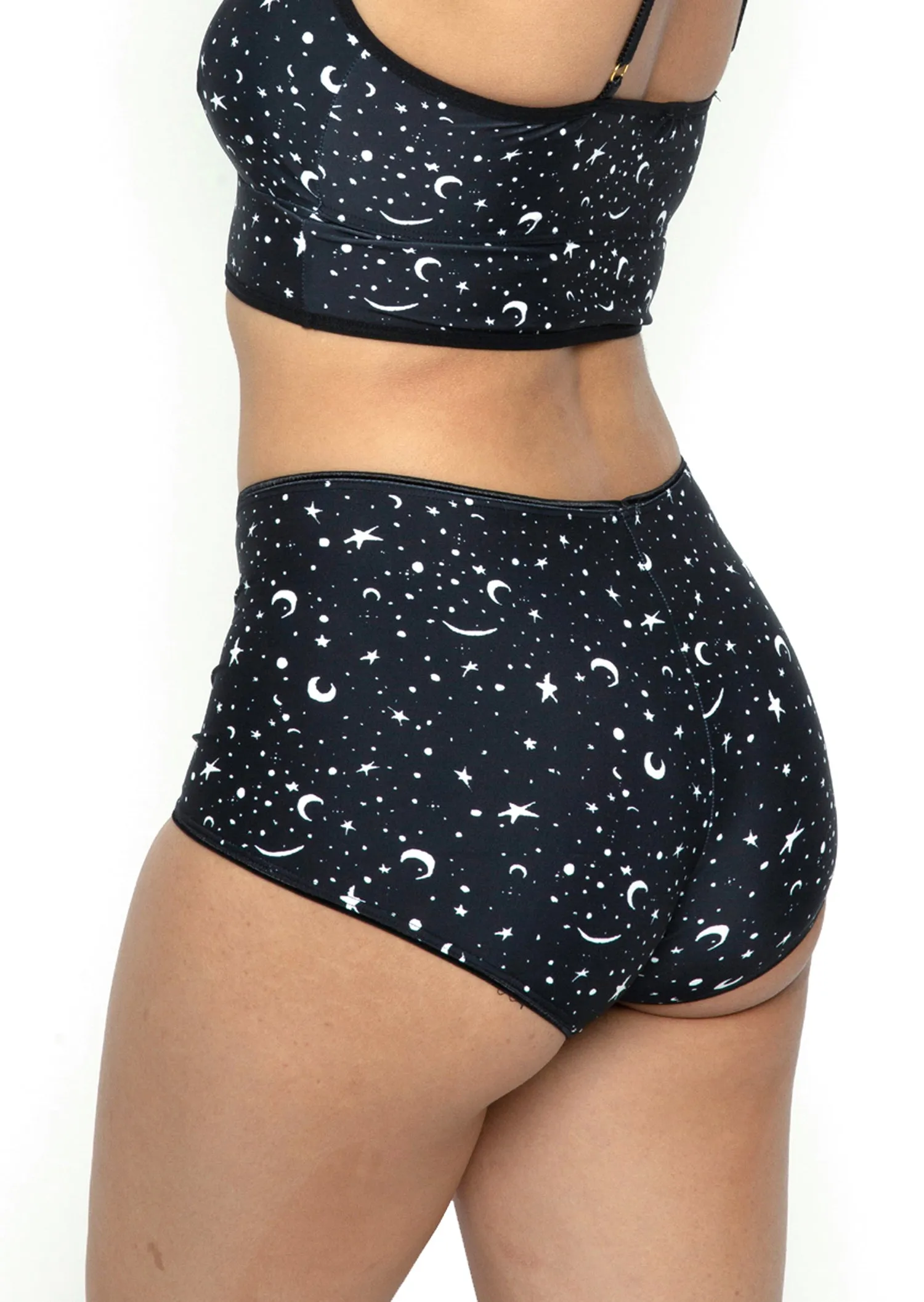 Hi brief in Moon and Stars