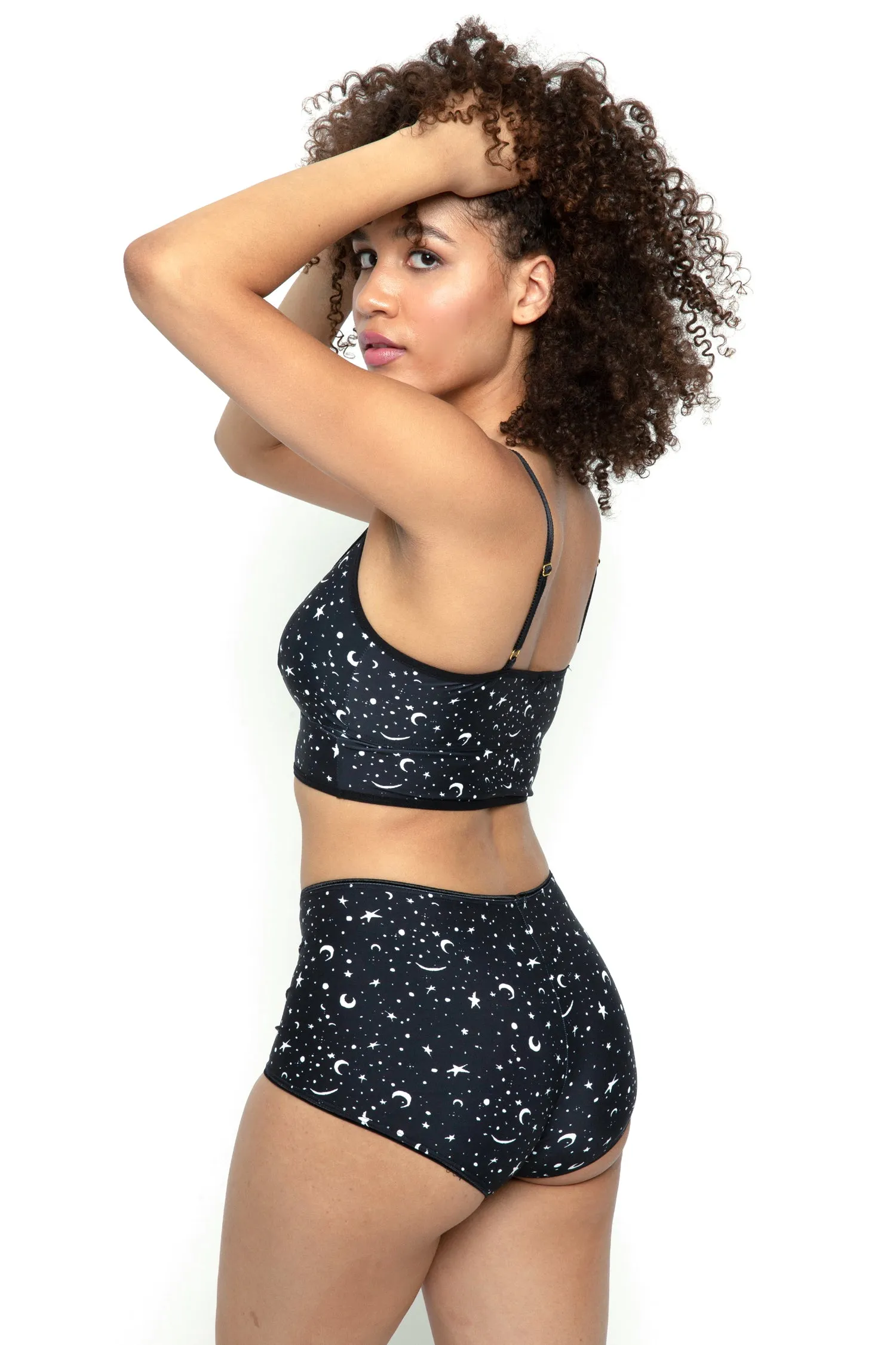 Hi brief in Moon and Stars