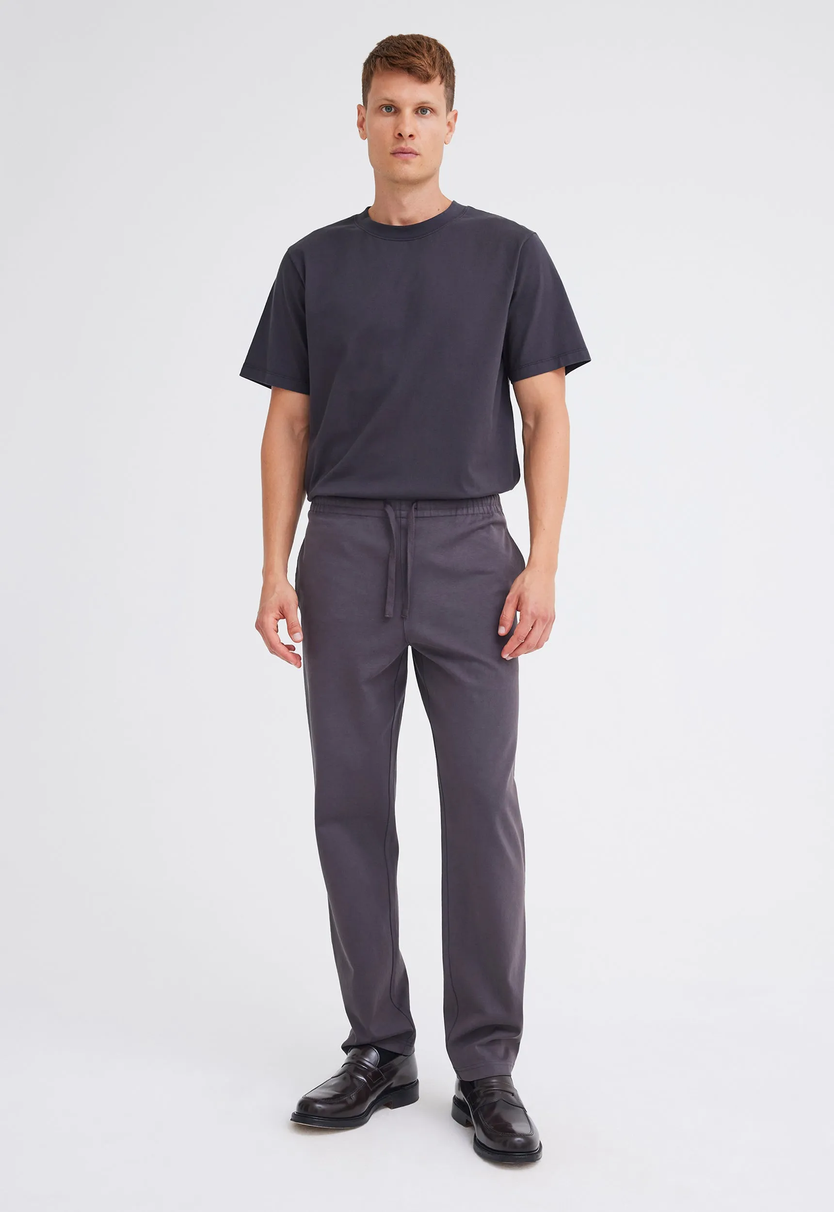 Iri Italian Cotton Pant - Steelo Grey